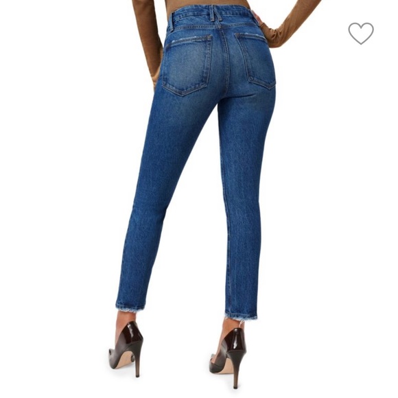 Good American Good Classic slim cropped jeans. Size 22 - Picture 3 of 4